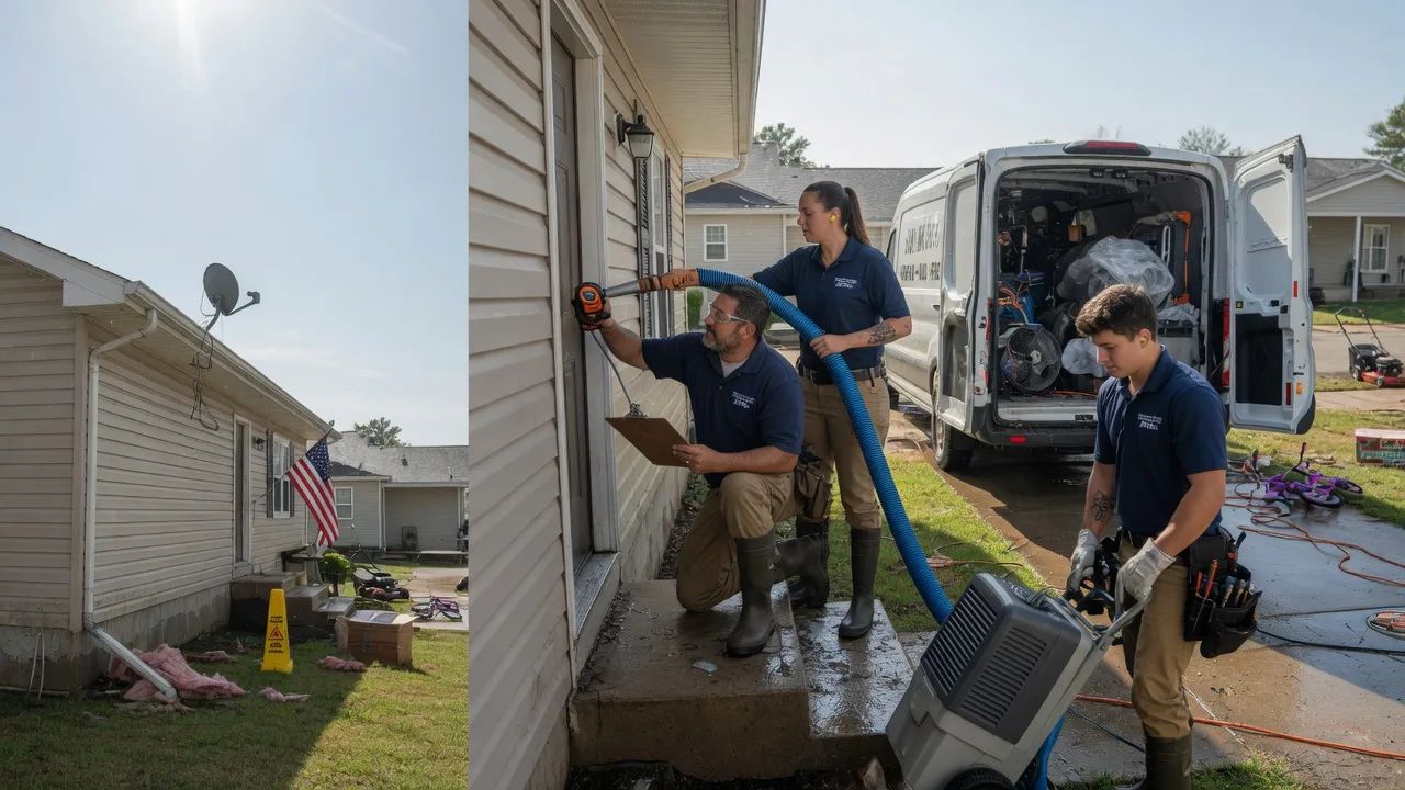 Ceiling Water Damage Restoration in Plover, WI near me